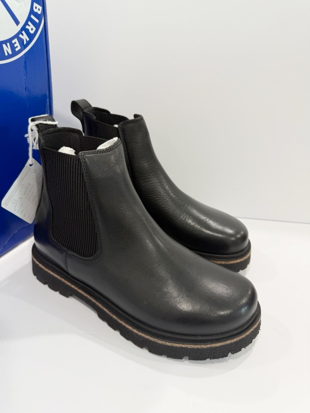 Birkenstock Unisex Highwood Pull On Leather Chelsea Ankle Boots